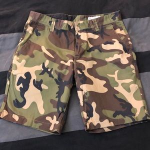 Volcom camo skate shorts